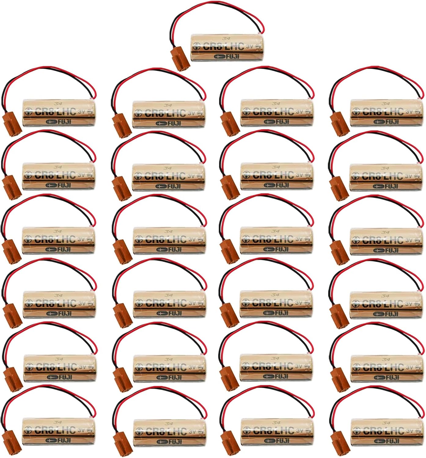 GREEnergy 25 Pack FDK CR8.LHC 3V 2600mAh Lithium Battery for Toto CR8LHC