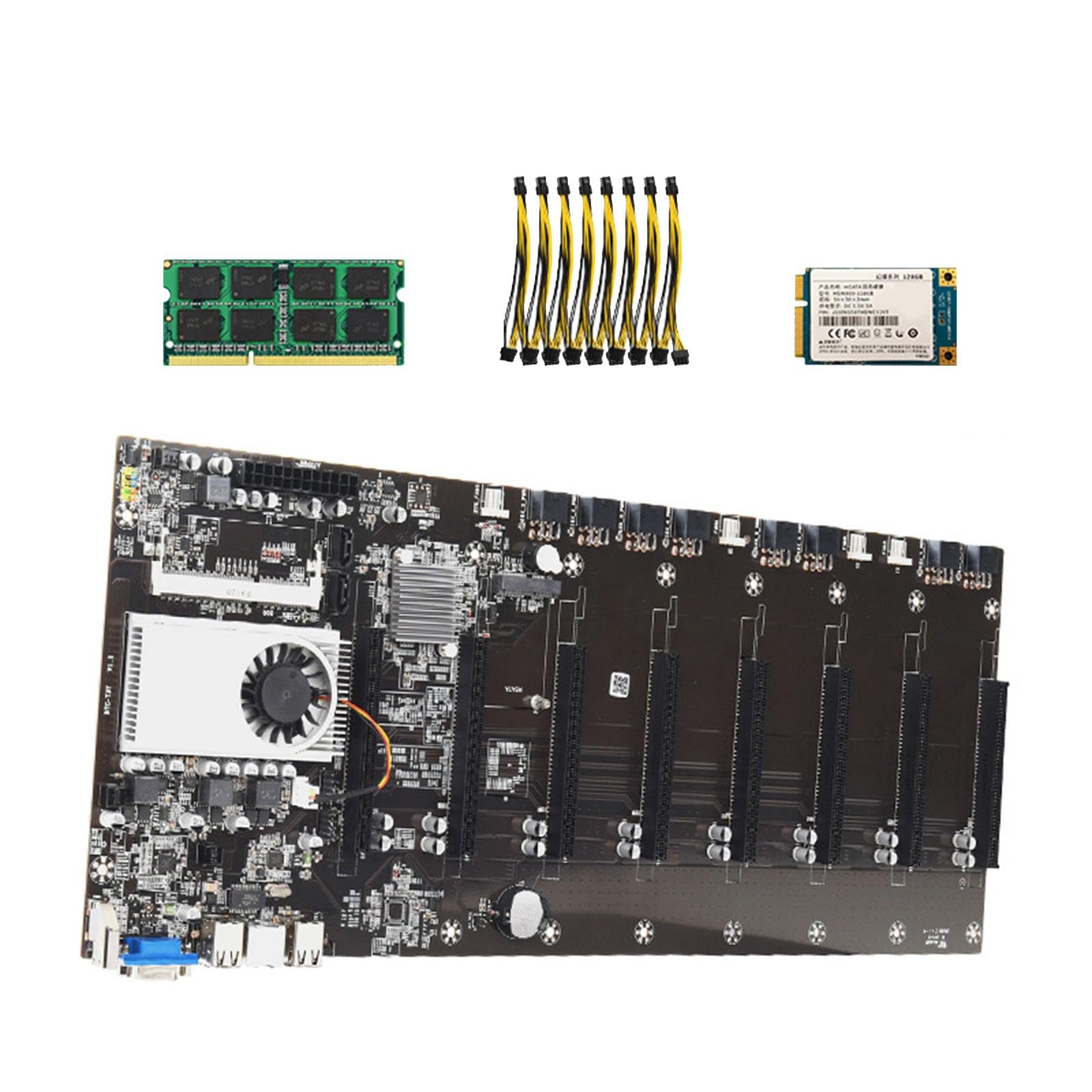 The Style Sutra BTC-T37 Graphics Motherboard CPU Set DDR3 Miner with 4G RAM 128G Hard Drive|Computers/Tablets & Networking | Computer Components & Parts |1 Piece BTC-T37 Motherboard-picture-11