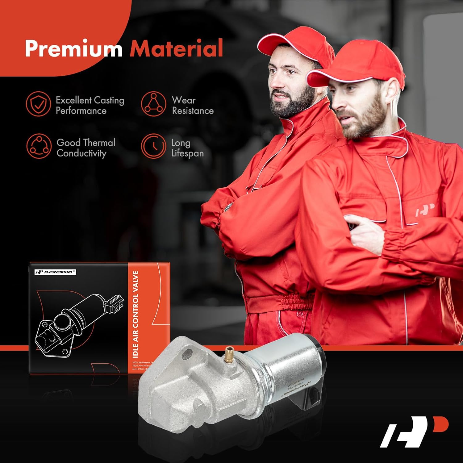 A-Premium Fuel Injection Idle Air Control Valve Compatible with Ford Escort 1992-1996 & Mercury Tracer 1992-1995, 1.9L, Auxiliary Air Valve, Replace for# F3CE9F715AB, F3CZ9F715A