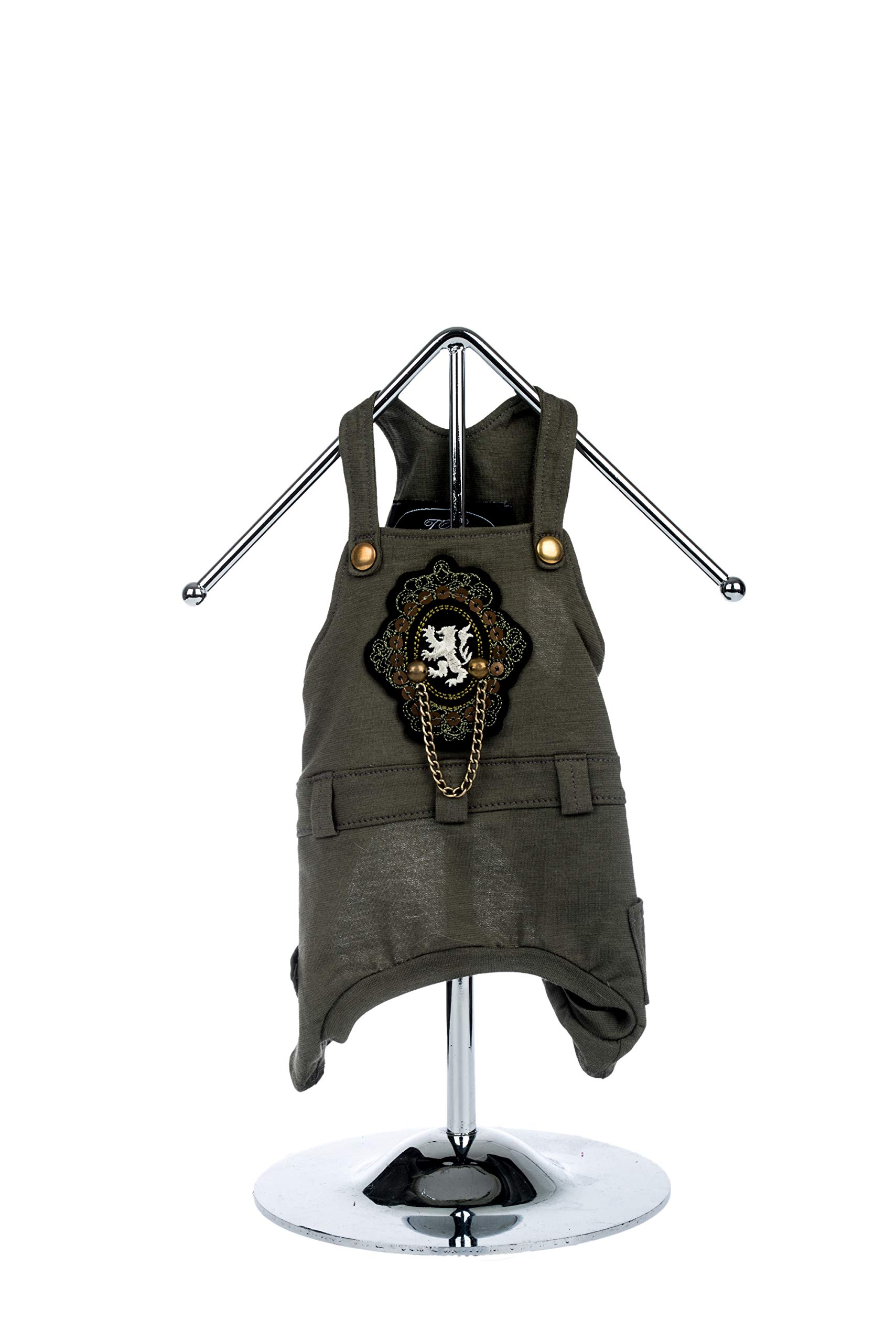 Salopette verte Camo.vers S/M : en finir avec les tenues ternes grâce à son écusson