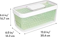 Vista 6 de OXO Good Grips GreenSaver Produce Keeper - Molinillo de ensalada grande y de buen agarre