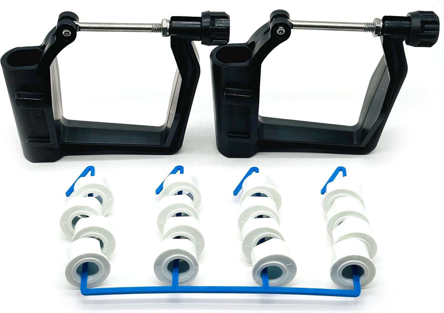 Concept2 Sweep Oarlock Kit with White Pitch Bushings for 1/2 in Rigger Pin, 469