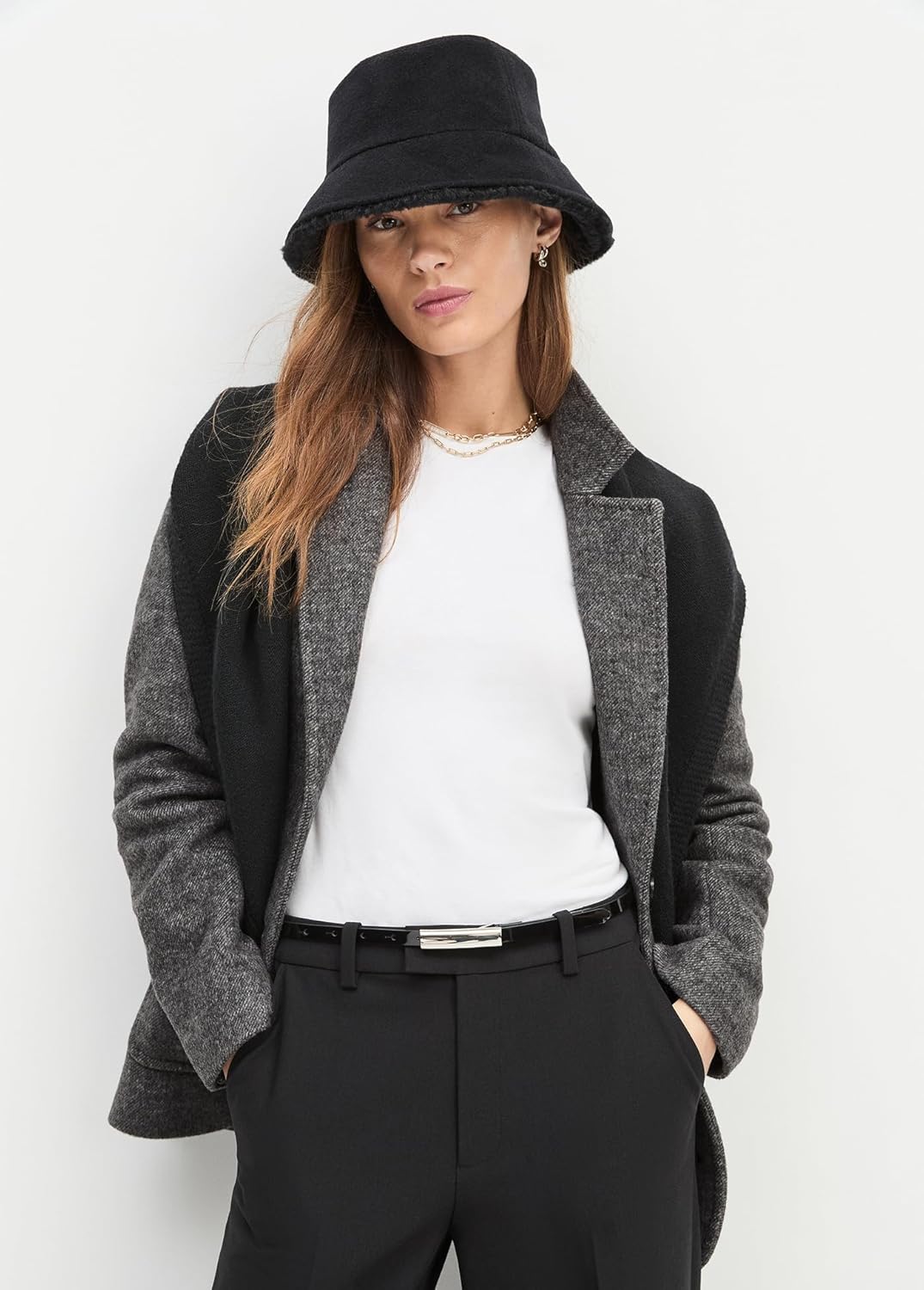 Favorite Daughter Women's Wool Reversible Bucket Hat