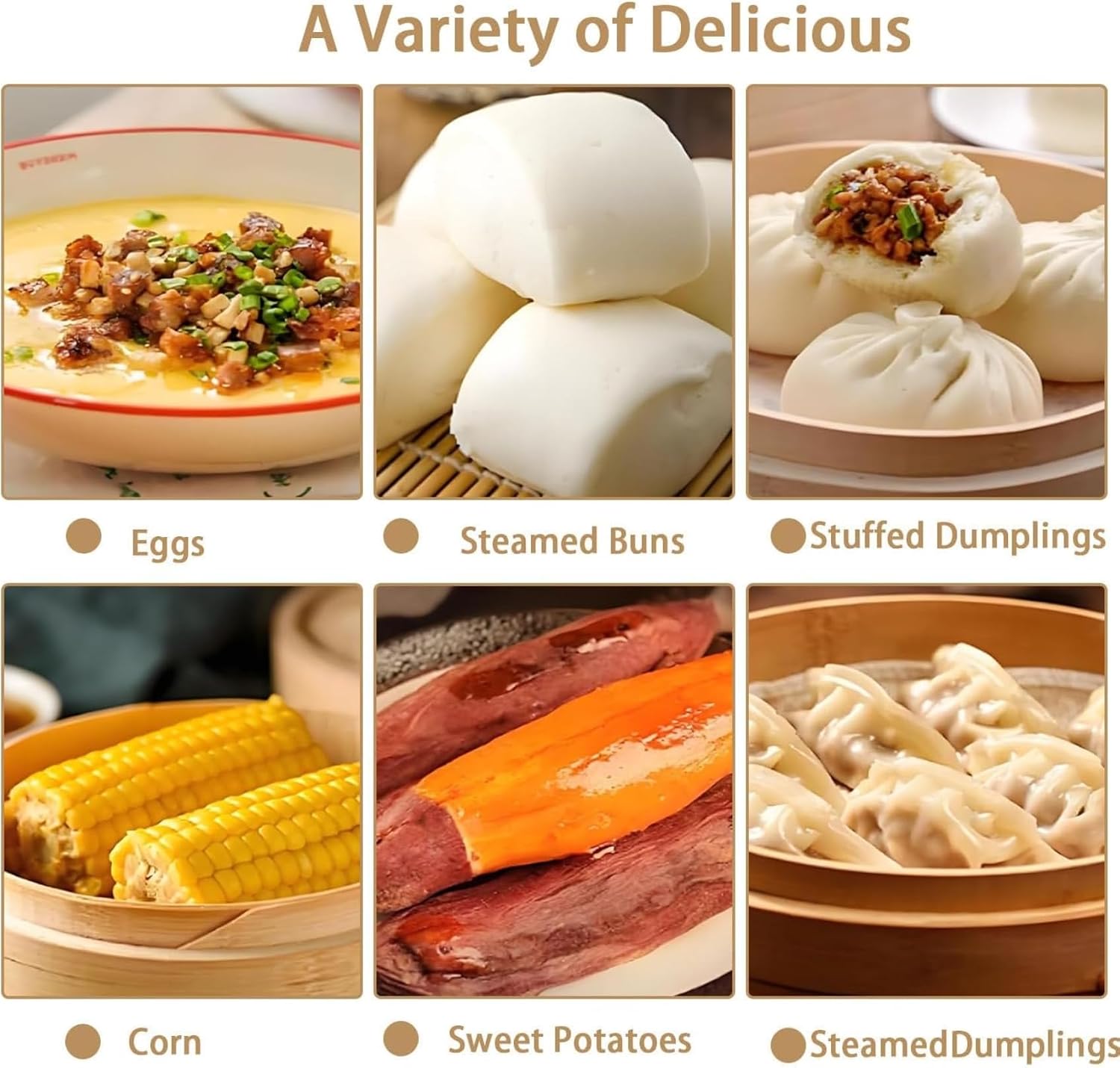 Steamed Bun Machine, Electric Steamed Bun Machine, Constant Temperature Setting, U-Tube Heating, with Boil-Dry Alarm and Independent Water Supply System