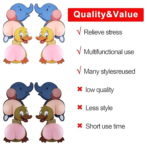 Miniatura 6 de 14 calcomanías decorativas de dibujos animados en 3D para automóvil, lindo silencio para automóvil o electrodoméstico, de silicona, anticolisión,