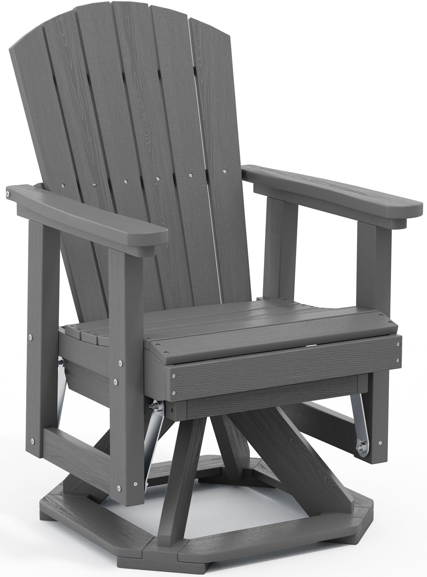 SERWALL Adirondack Swivel Glider Chair