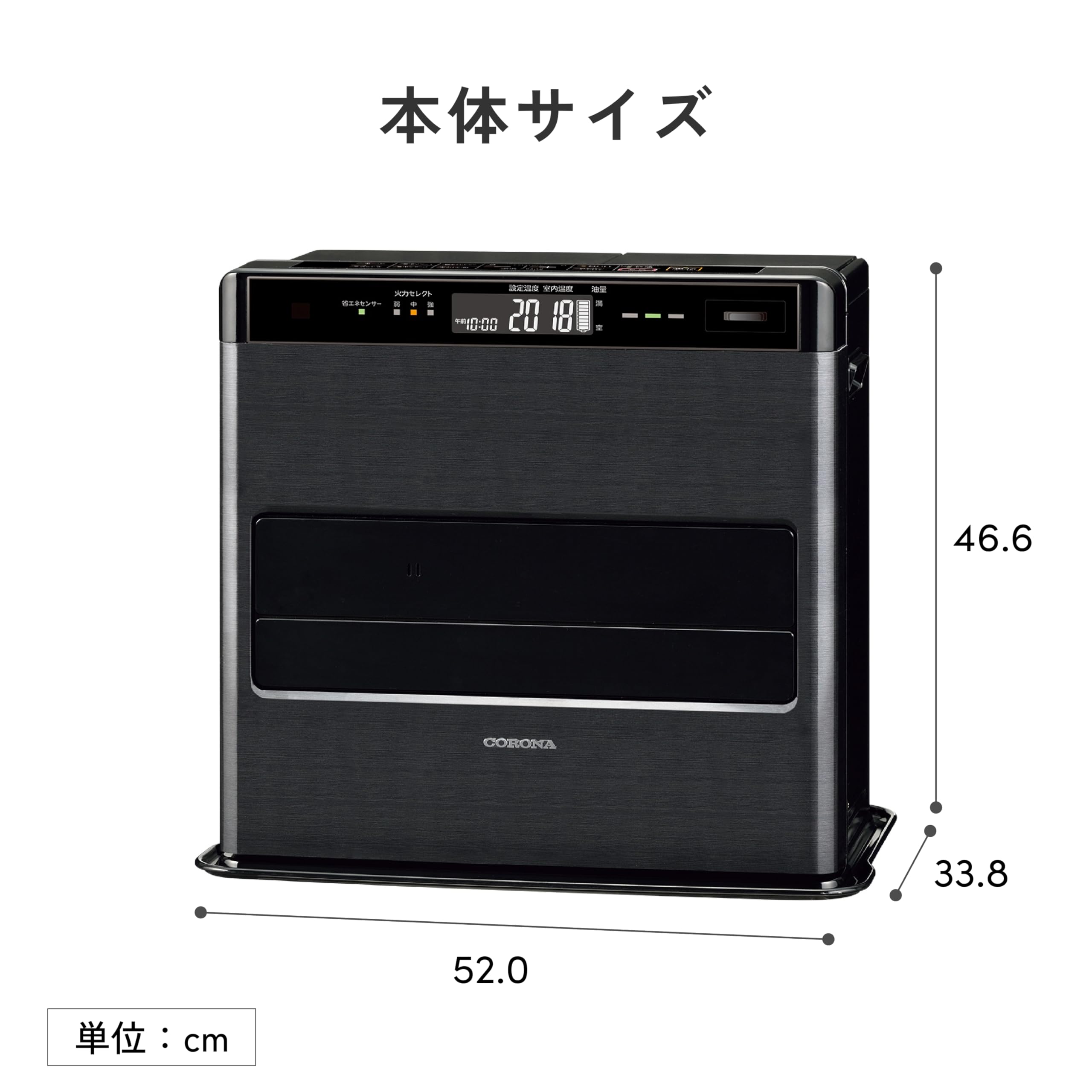 【美品】CORONA FH-WZ4624BY 石油ストーブ CORONA（コロナ） 石油ファンヒーター 木造12畳 グランホワイト FH