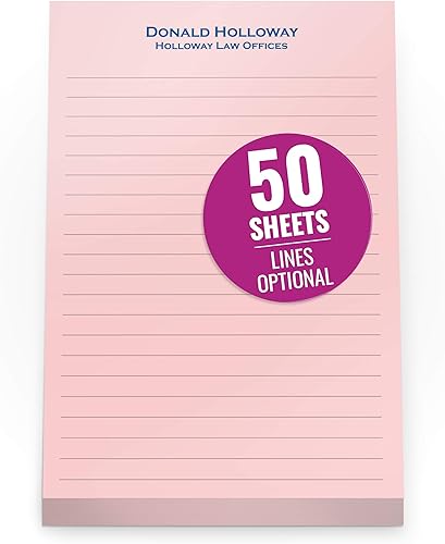 Miniatura 5 de Bloc de notas de color blanco impreso personalizado de 5.0 x 7.0in  Colorido bloc de notas personalizado con el nombre de su empresa, líneas con