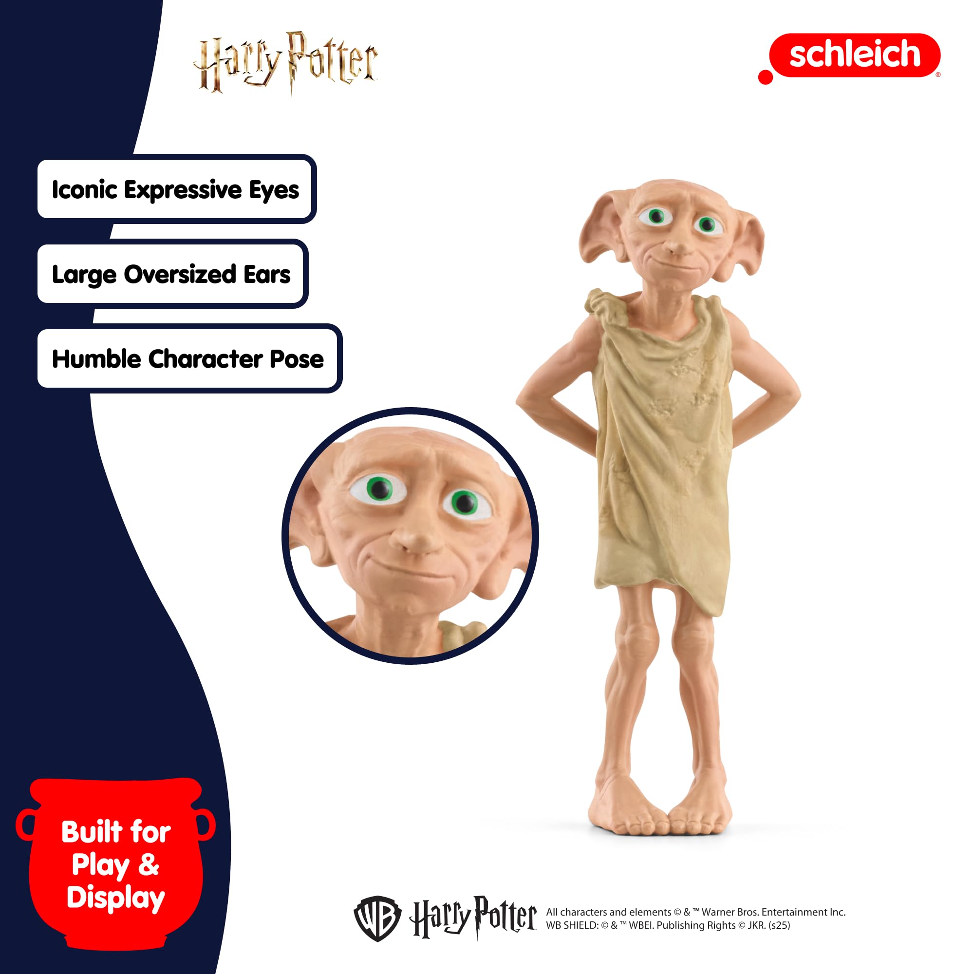 schleich HARRY POTTER | Zgredek 13985 | realistyczna figurka | do zabawy, dekoracji lub kolekcji | świetny prezent dla dzieci i kolekcjonerów | figurka od 6 lat | 3 x 4 x 8 cm