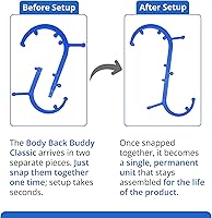 Vista 4 de Herramienta para automasaje Body Back Company, terapia de punto de activación, Azul