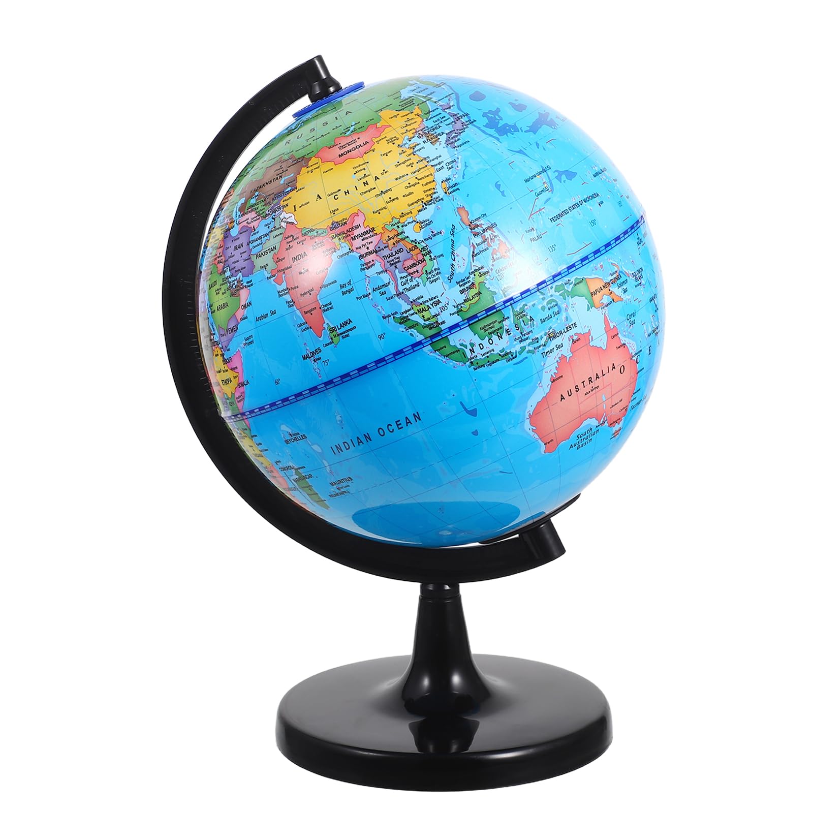 PACKOVE Mappamondo Interattivo Educativo per Ragazzo Ragazza e Adulti con Design Interattivo e Dimensioni Adatte, Realizzato in Plastico per Casa e Scrivania