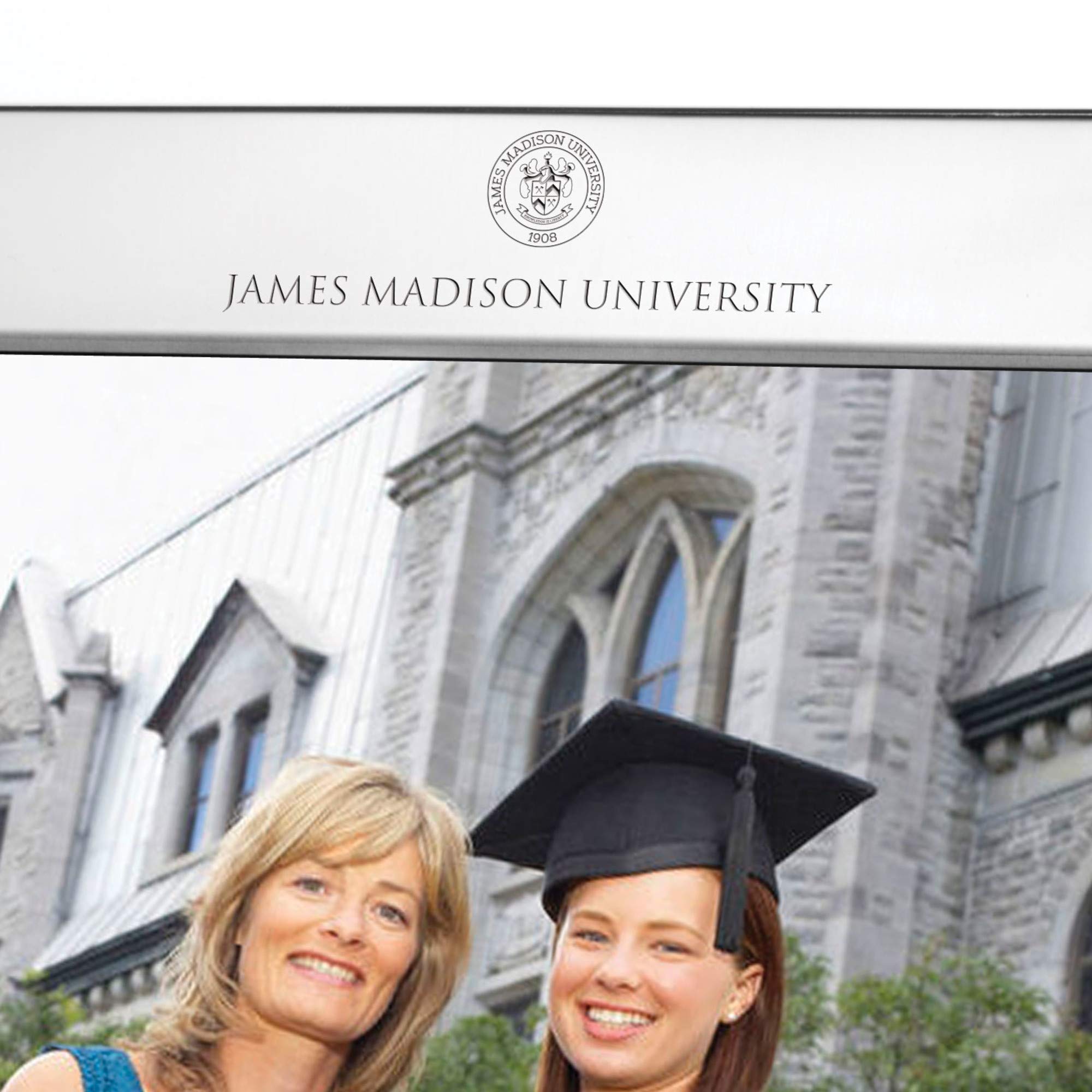 M. LA HART James Madison Polished Pewter 8x10 Picture Frame