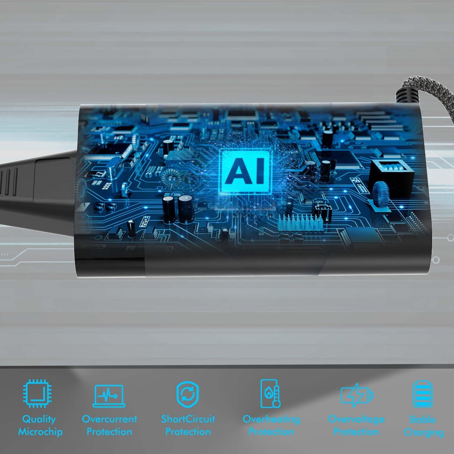 110W USB-C-Netzteil für HP M52950-001 M52946-003 M52946-001 TPN-CA24 TPN-DA24 HP Elite Dragonfly G3 ZBook Firefly 16 G9 G10 EliteBook 860 865 G9 G10 Laptop Netzadapter Stromkabel