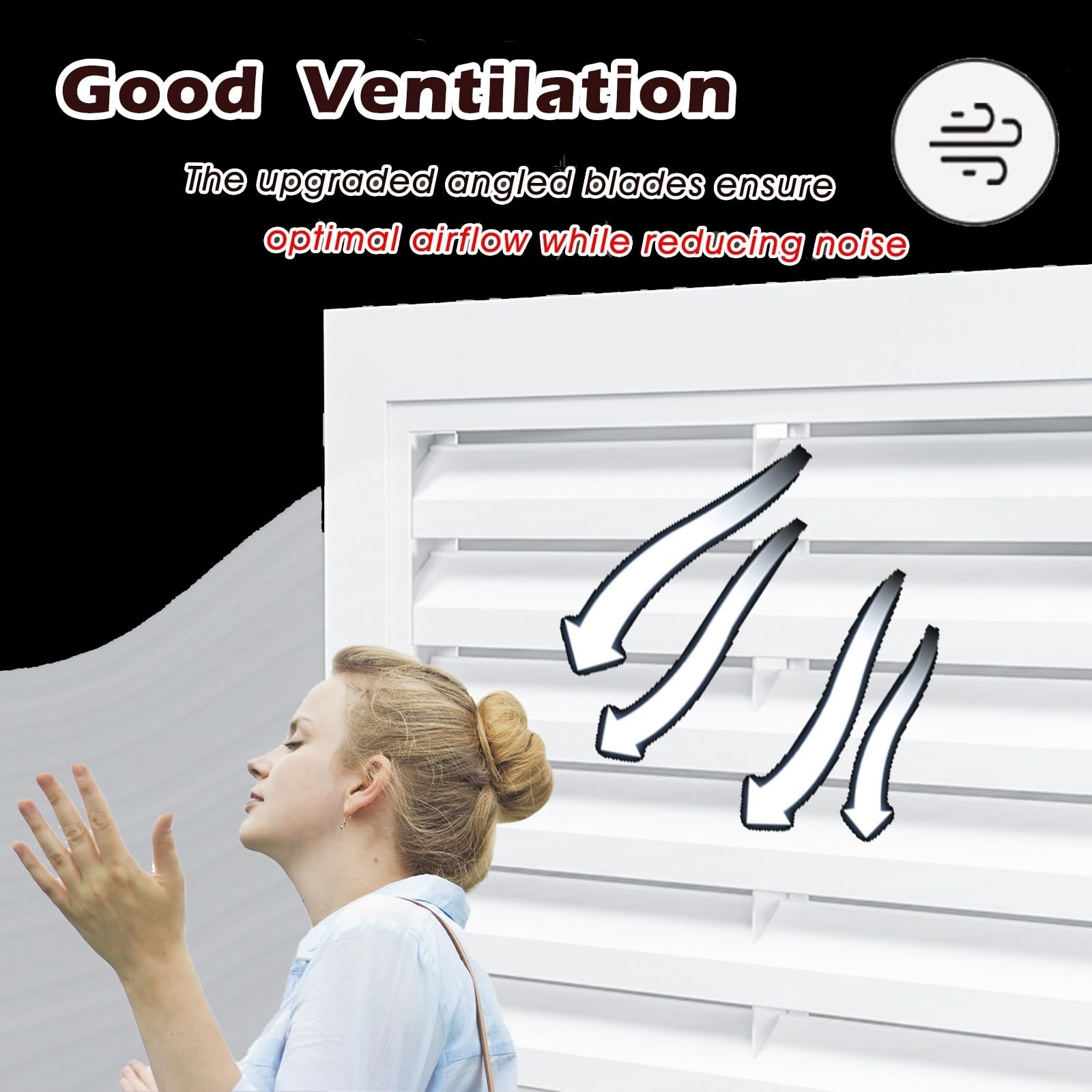 Rejilla Ventilacion Cubierta De Ventilación De Retorno De Aire, Rejilla De Ventilación De 50 40 20 60 90 80 100 Cm, Panel De Acceso Con Rejilla(40x100cm (15.7x39.4in))