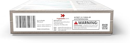 Miniatura 9 de MyPuzzle Ecuador Parque Nacional Galápagos, Póster Vintage, rompecabezas premium de 500 piezas para adultos