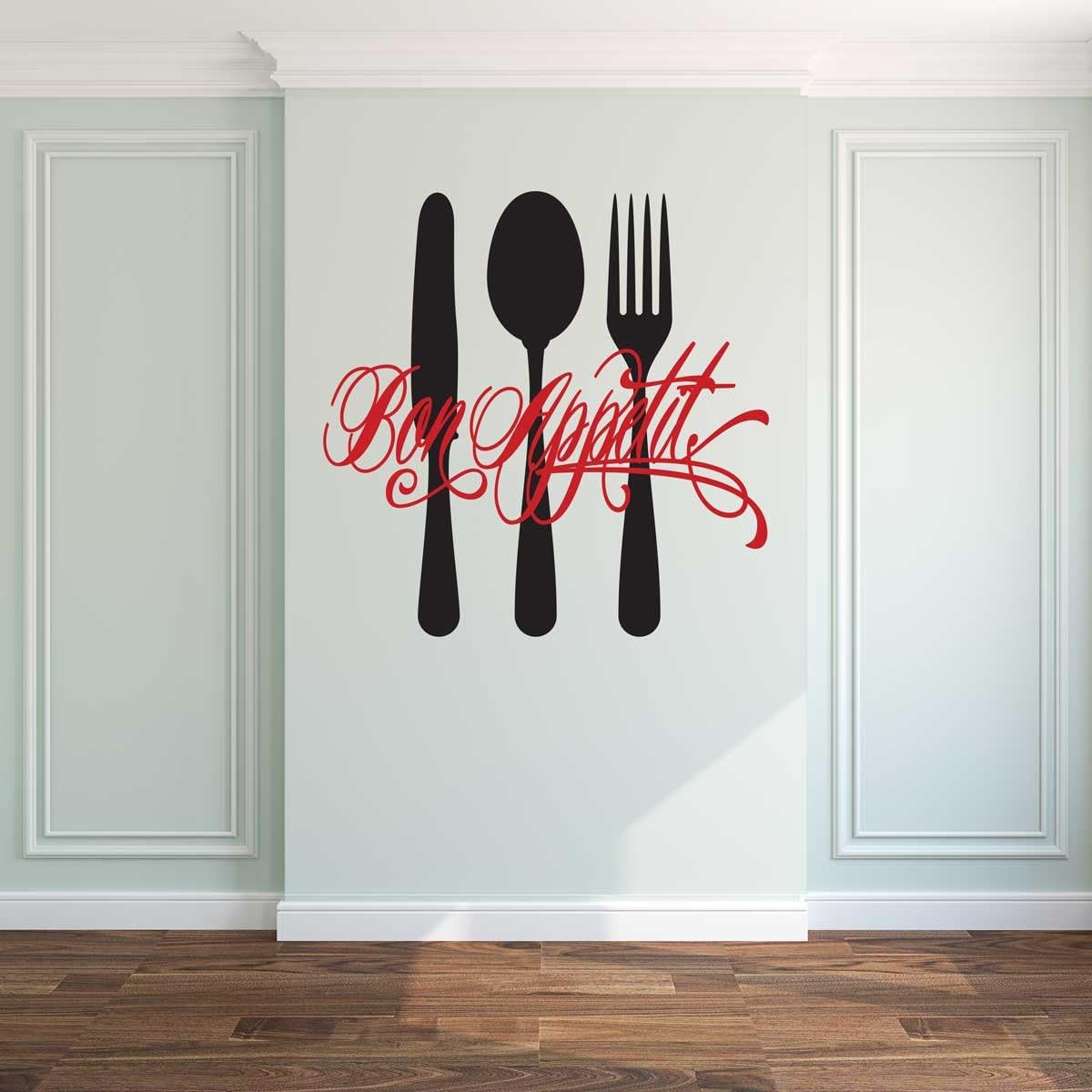 Bon Appetit Vinyl Wall Decal Stickers - WB022