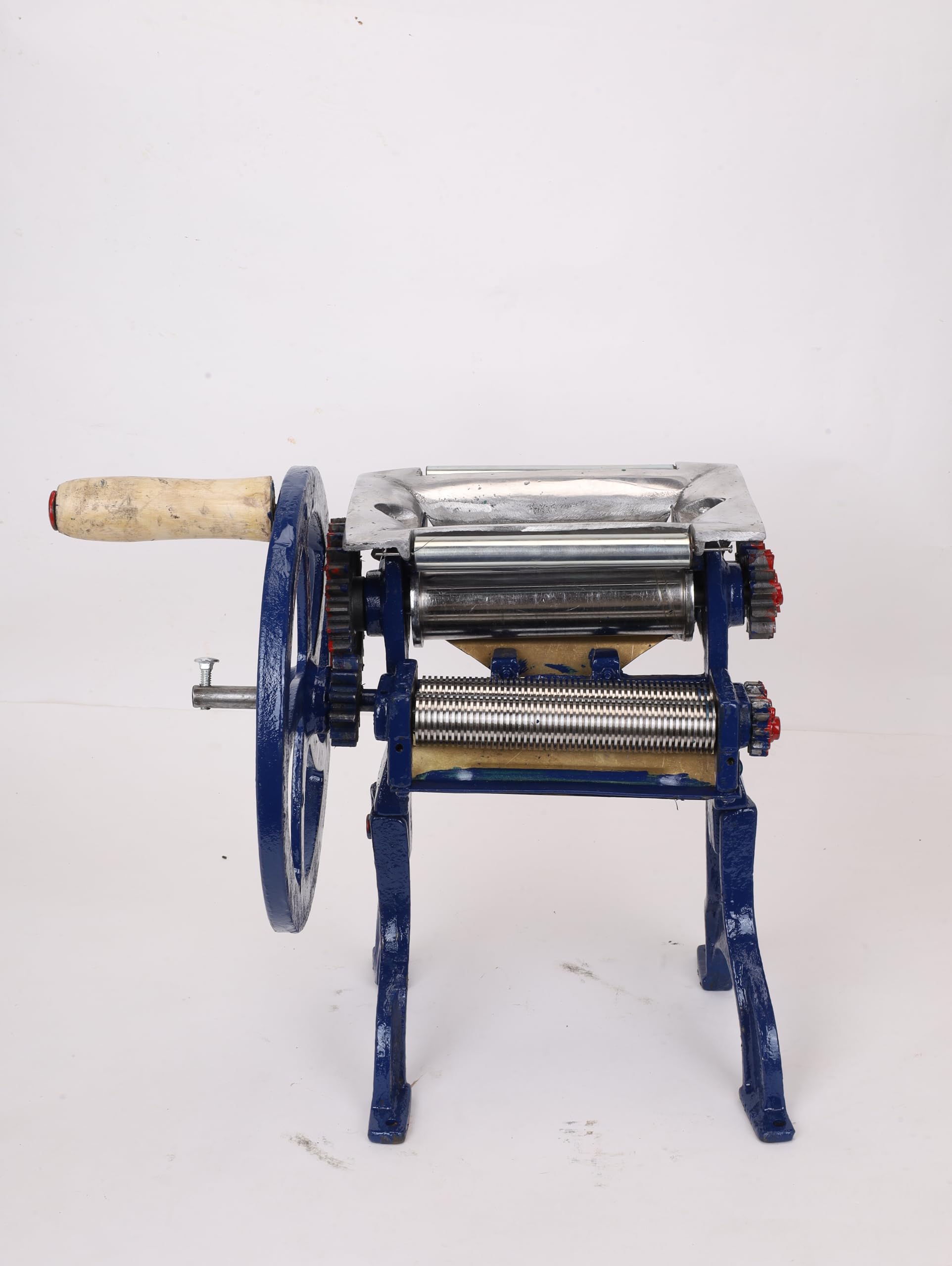KSC-Manual Noodles and Pasta Maker Machine Aluminum Alloy Roller Made in India|Pasta Noodles Maker Machine|Perfect for Homemade Spaghetti Fettuccini Pasta Noodles and Lasagna for House,Commercial Use-image-41