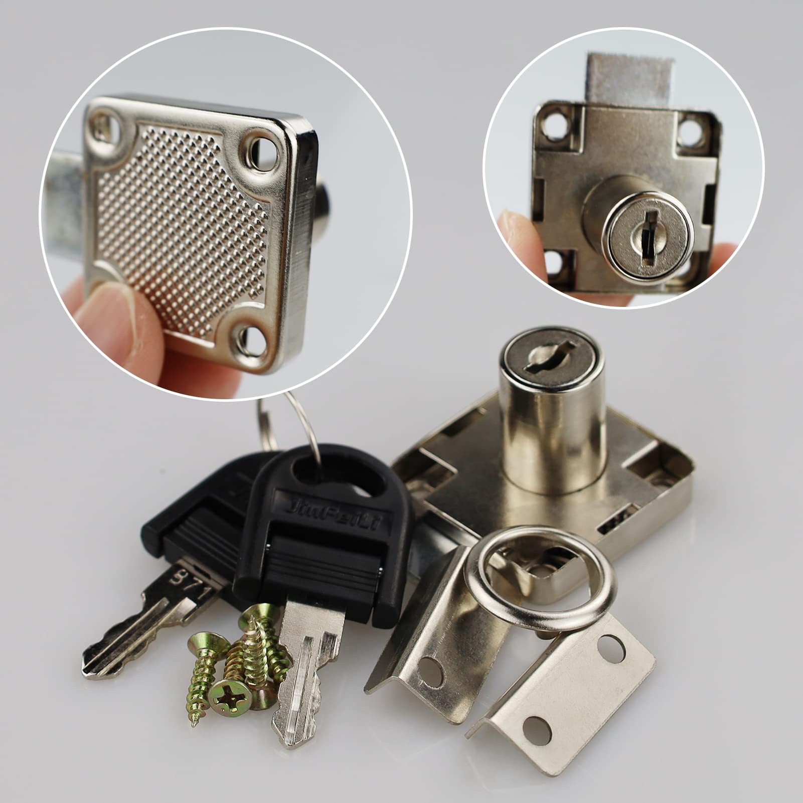2 pezzi lucchetti di sicurezza per cassetti, chiusura magnetica per ante, calamite per mobili chiusura, per cassetta delle lettere, cassetti, armadietti
