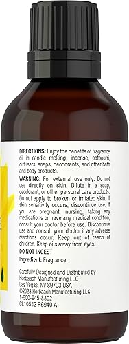 Miniatura 2 de Aceite aromático Horbäach Nag Champa  1 fl oz (30ml)  Grado prémium  para difusores, velas y fabricación de jabón, proyectos DIY y más