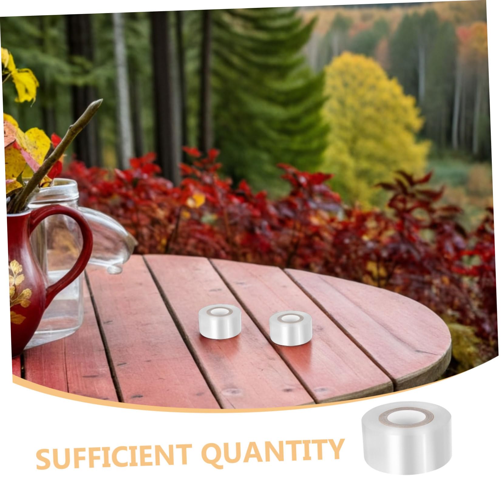 BESTonZON 10 Rollen Transparentes Pe-veredelungsband Dehnbares Wasserdichtes Pflanzenpfropfband für Garten Schutzfolie für Blumen Obstbäume Gemüse Zuverlässiges Veredelungs Reparaturband