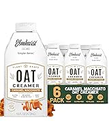 Vista 1 de Elmhurst 1925 Crema de avena de caramelo Macchiato, a base de plantas, vegana, 16 onzas (paquete de 6)