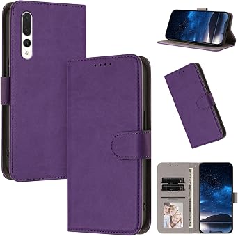 Cover Compatible with Huawei P20 Pro 2018,Compatible with Huawei P20 Pro 2018 Magnetic Closure Wallet Card Slot Flip Kickstand Case SZ