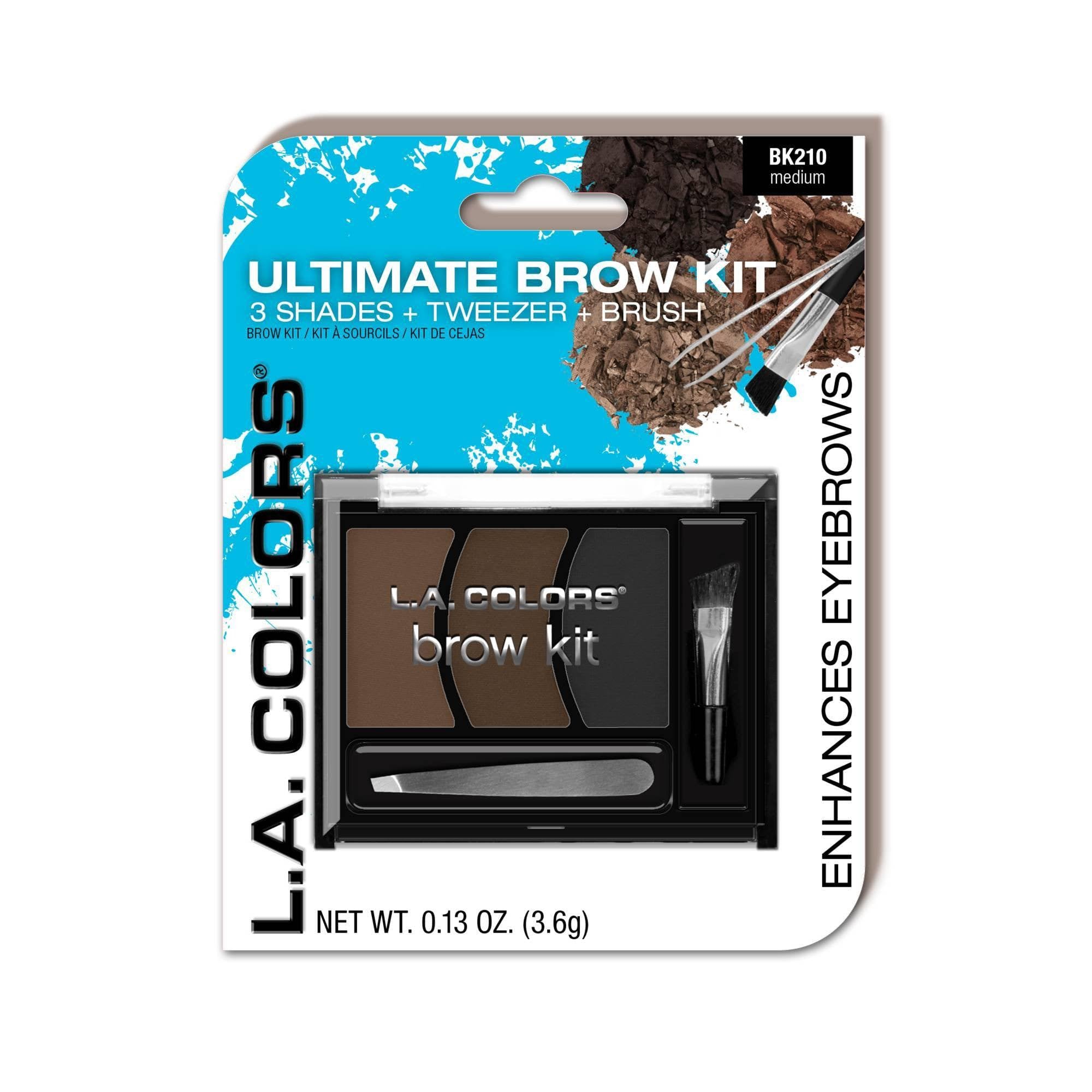 &be Liquid Eyebrow ダークブラウン 5本セット Amazon.com : L.A. COLORS Perfect Brow Kit (carded), Medium CBK210A