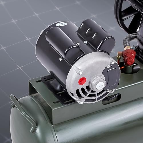 Miniatura 8 de VEVOR Motor de compresor de aire de 5 HP, motor eléctrico de 3450 RPM, 230 V 22 amperios, eje con llave de 78 pulgadas, marco de 56 Hz, longitud del