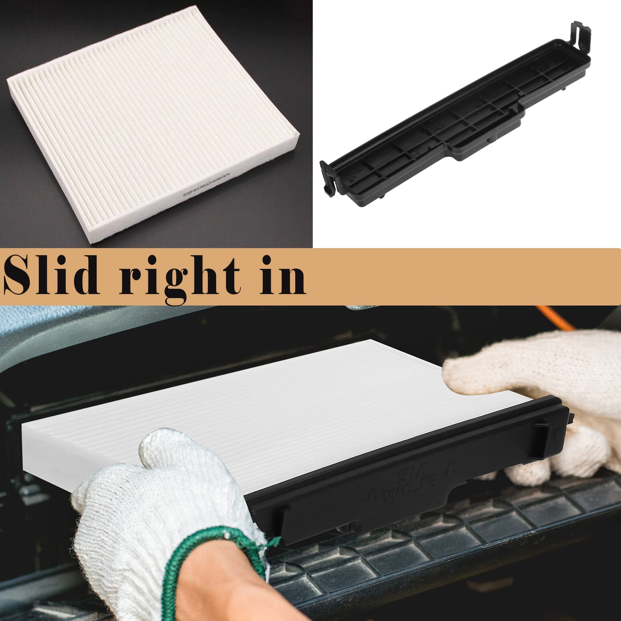 Cabin Air Filter & Access Door Kit For Ram 1500 2500 3500 5.7/6.7L – 68406048AA & 68052292AA