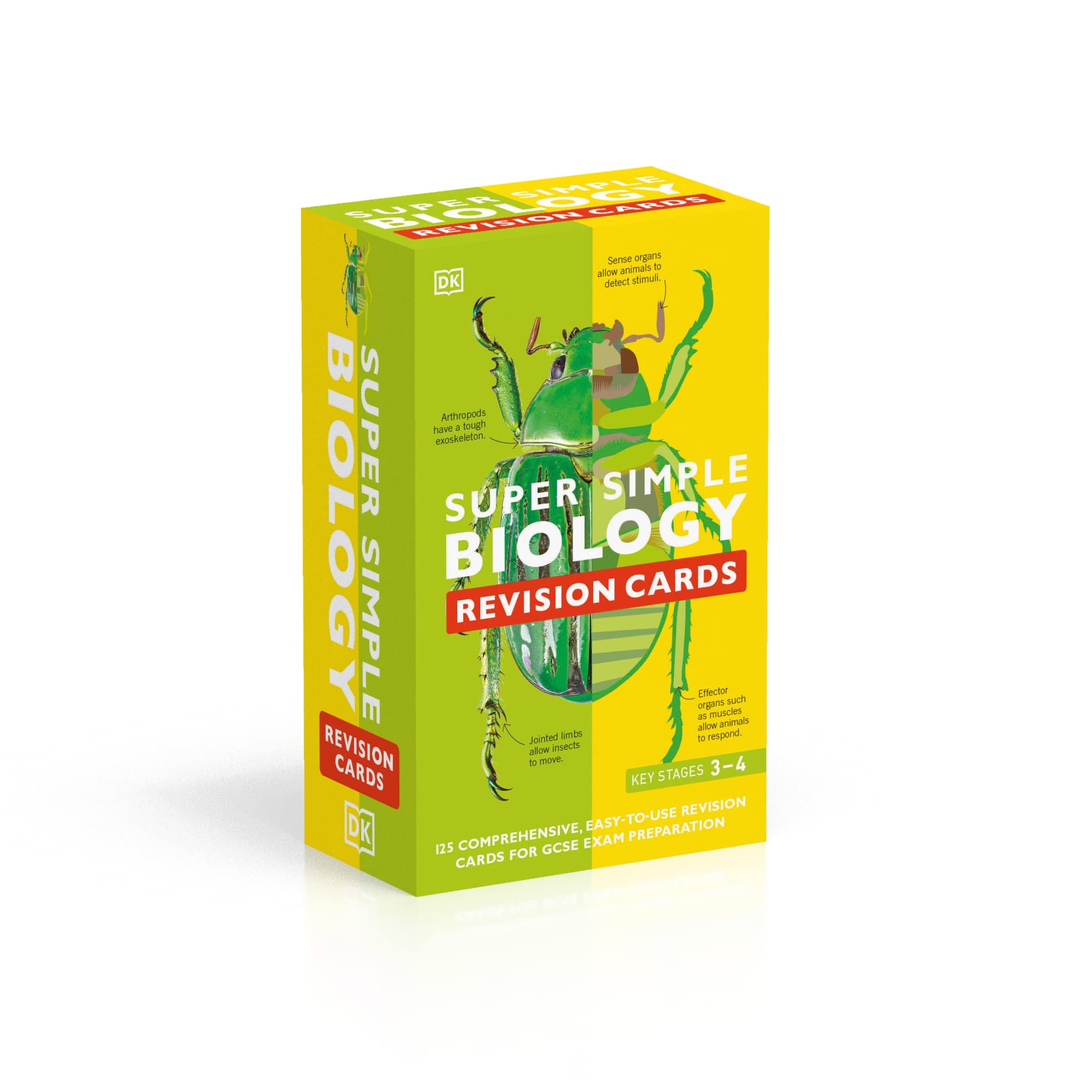 Super Simple Biology Revision Cards Key Stages 3 and 4: 125 Comprehensive, Easy-to-Use Revision Cards for GCSE Exam Preparation