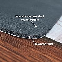 Vista 5 de Alfombra antideslizante para cuarto de servicio, de 2 x 4 pies, antideslizante, con estampado de madera, para casa rural, baño, cocina, 20 x 48