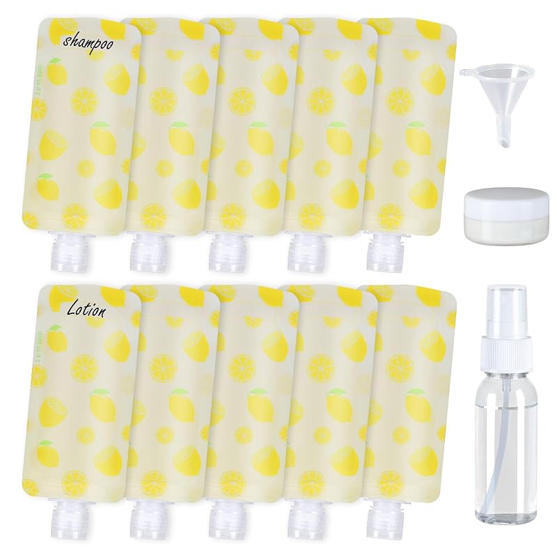 PACKISM Frascos Recarregáveis para Viagem com 90 mL, YJD001 — Pacote com 13
