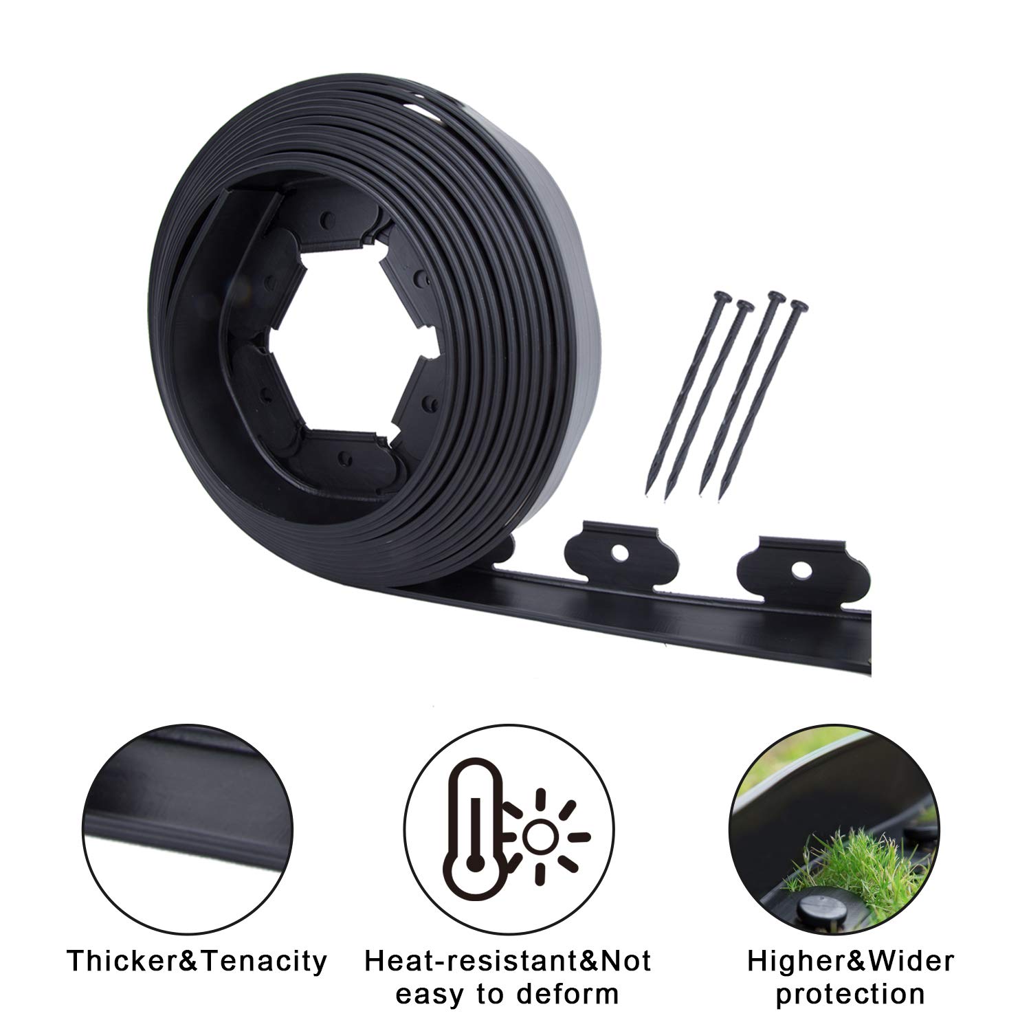 Mr Garden Landscape Edging Border Garden Edging Kit NoDig 20ft Length