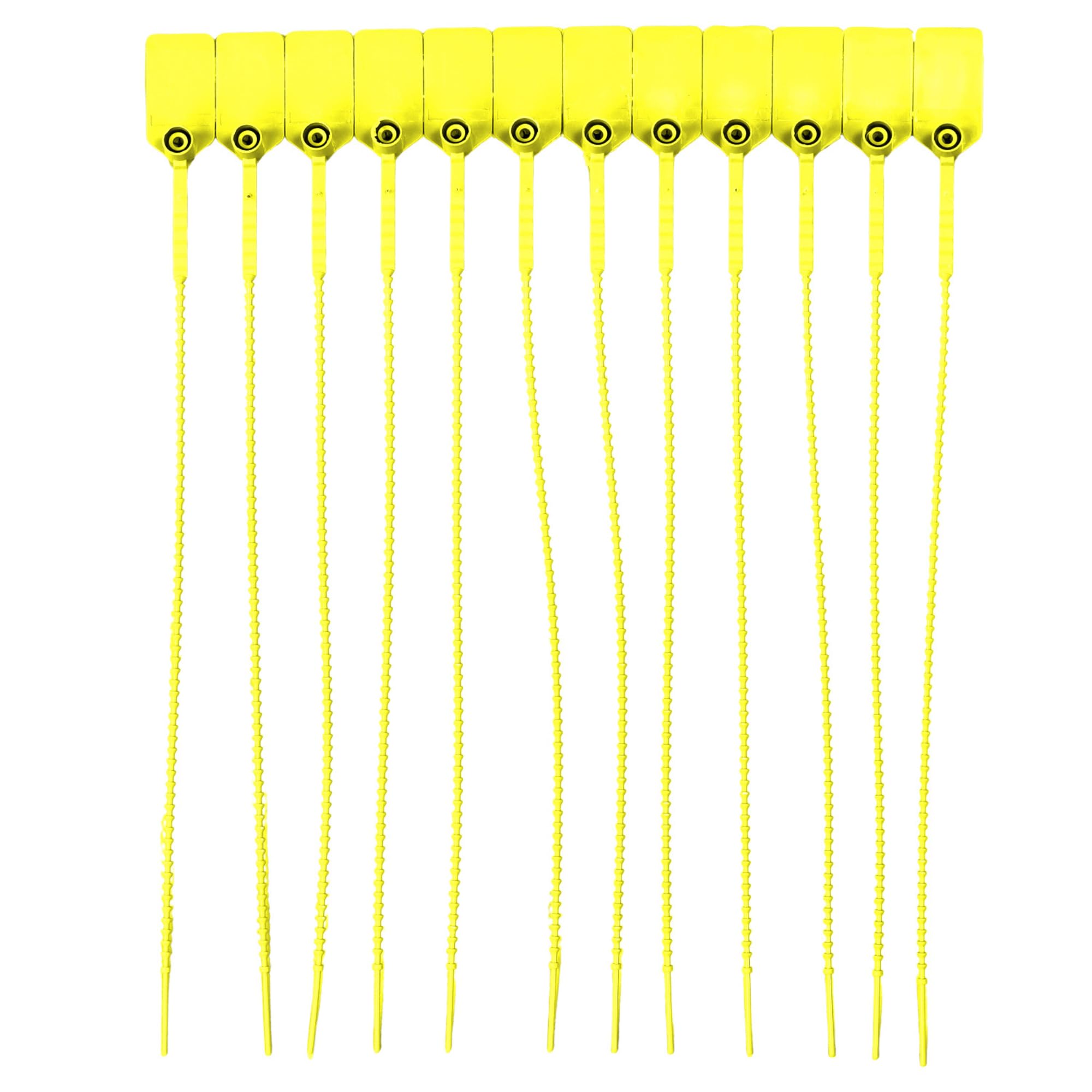 Vigil Yellow Anti-Tamper Seal X 100 - For Fire Extinguishers And Other Safety Equipment - 280Mm