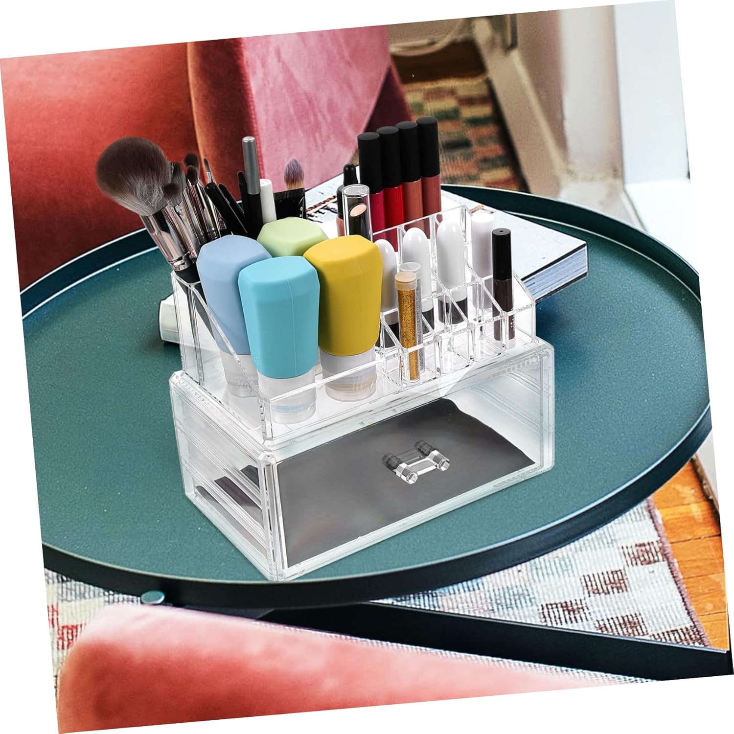 Acrylic Makeup Organizer Display Cases for Cosmetics Storage Box Cosmetics Organizer Case