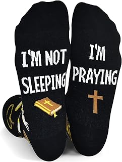 GOLIN Funny Job& Occupation Dress Socks Gifts Idea for Men Women, Novelty Birthday Present for Veteran Pastor Coworkers Boss