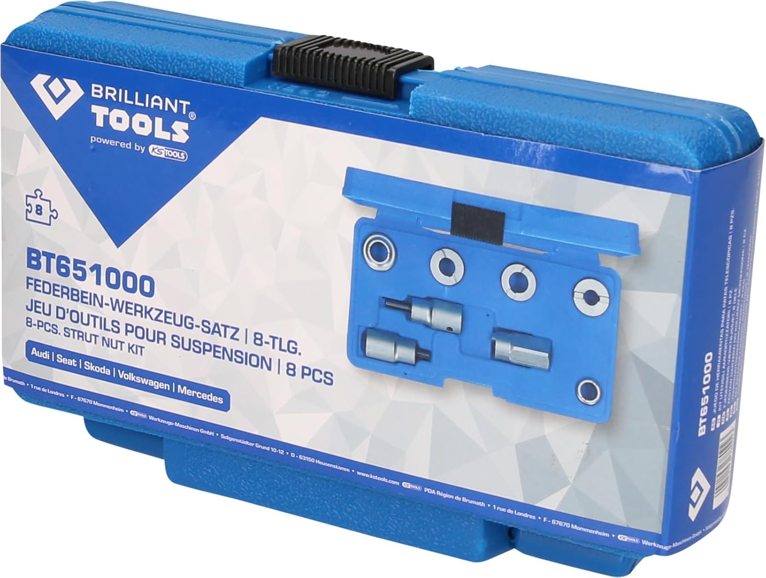 KS Tools BT651000 Strut Nut Kit, 8 Pieces