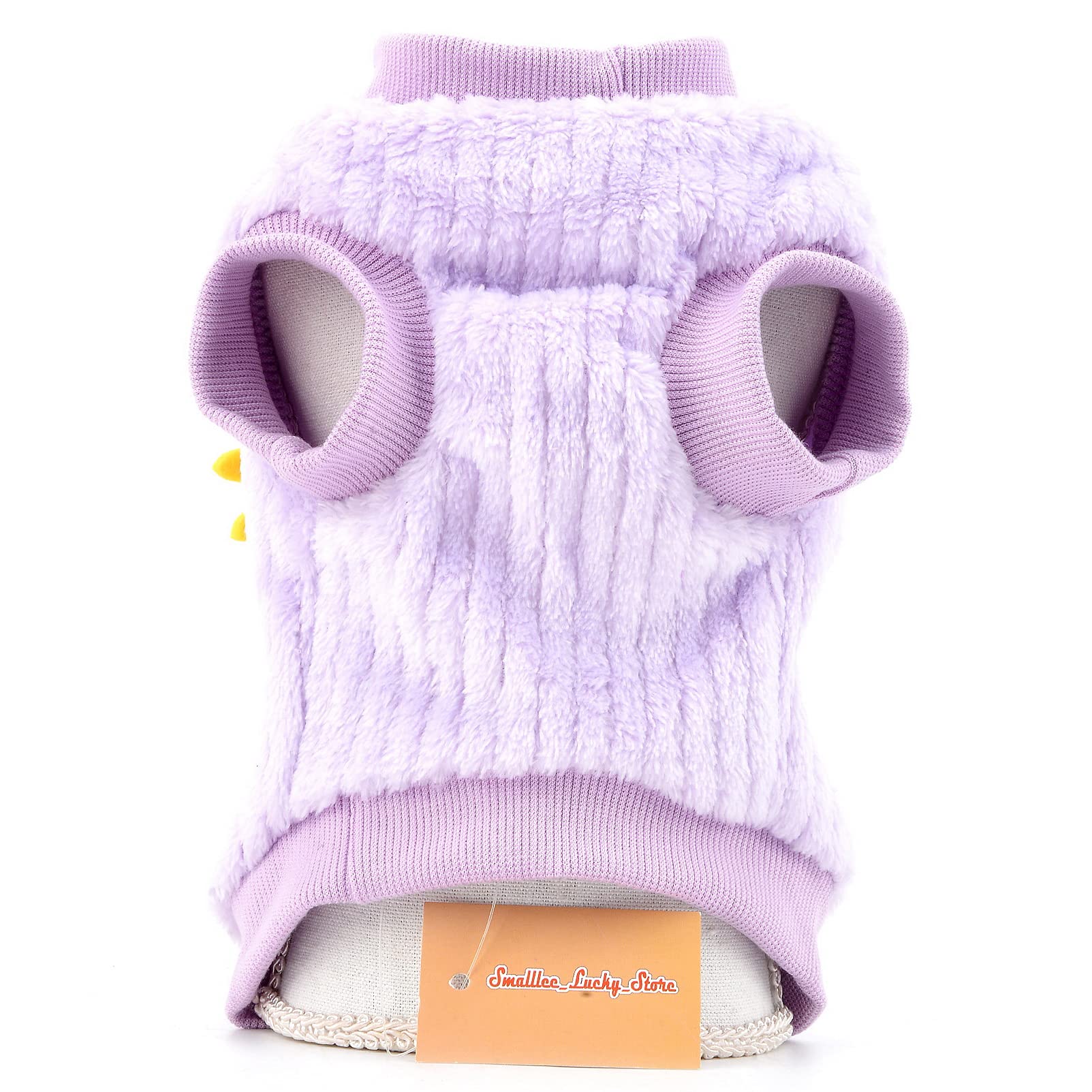 SMALLLEE_LUCKY_STORE Pet Sunflower Pullover Knitted Sweaters Jumpers for Small Dogs Cat Girls Cozy Soft Shirt Sweatshirts Warm Winter Coat Cute Puppy Yorkie Chihuahua Clothes - Image 2