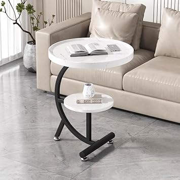 Living Room Center Table Small Round Table Coffe Tables Side Table Sofa Tables Dining Table Snack Fruit Table Low Table Book Tables for Bedroom Living Room Office Balcony Utility Tables