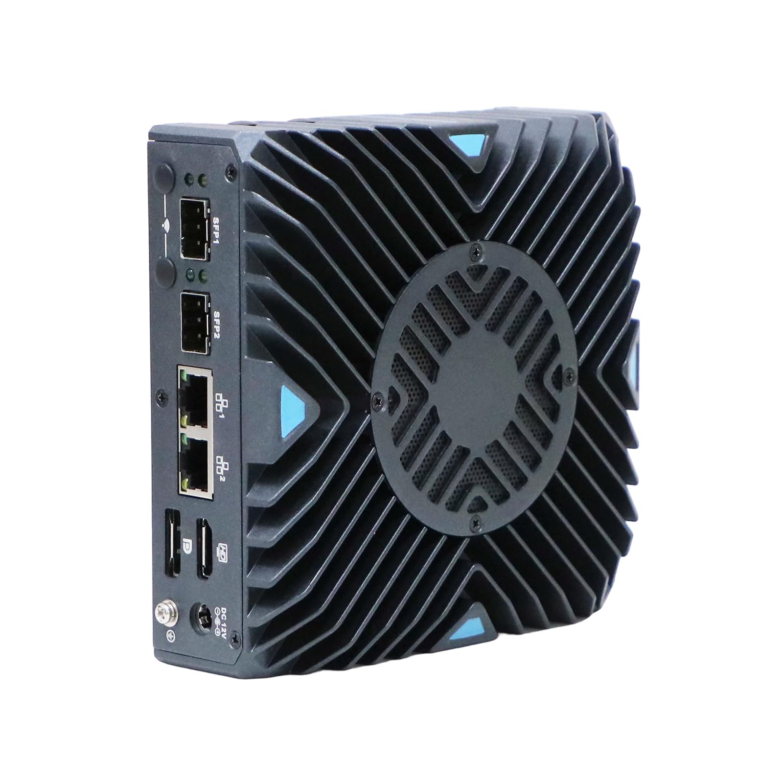 Micro Firewall Appliance, Mini PC, PFSense, Mikrotik, OPNsense, VPN, Router PC, N150, RX22, 2 x 2.5GbE LAN, 2 x SFP+ 10GbE, 2 x 3-PIN Phoenix Terminal COM, 8G RAM, 128G SSD