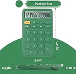 VEWINGL Standard Calculator, 12 Digit Large Display Desktop Calculator with Big Buttons for Office, School, Home & Business