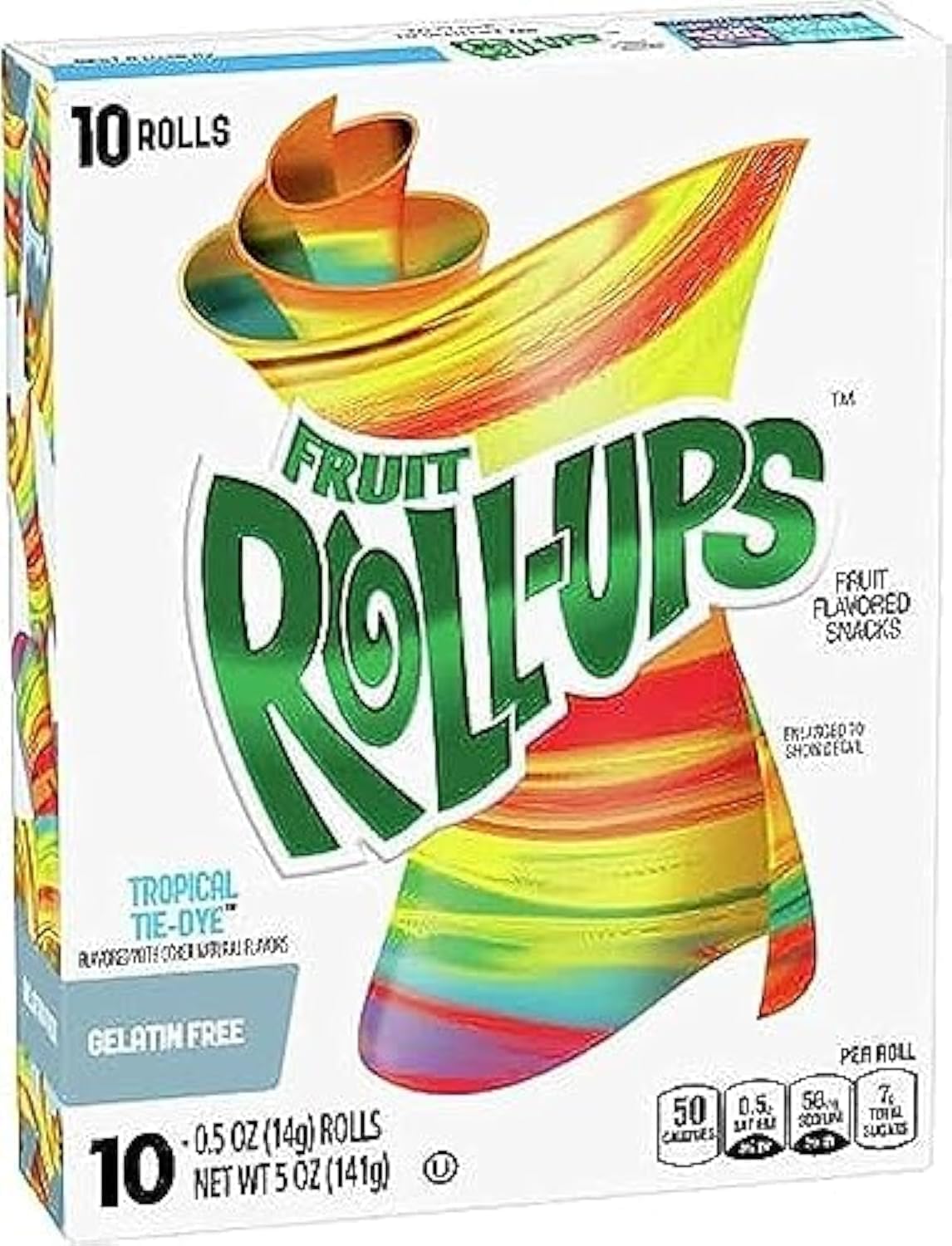 Fruit Roll Ups Tropical Tie Dye 141g
