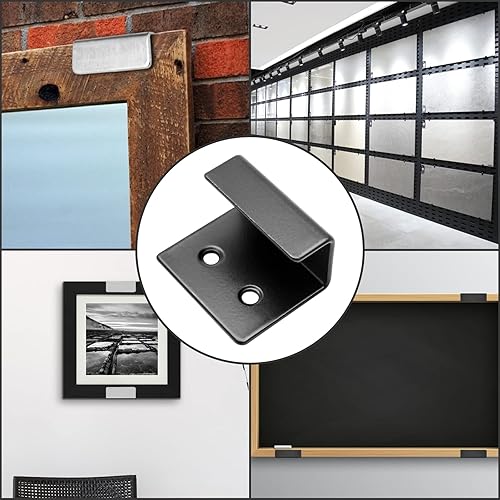 Miniatura 7 de Luomorgo 10 piezas de soporte de pared para azulejos, ganchos de acero inoxidable para montaje en pared, colgador de azulejos resistente para