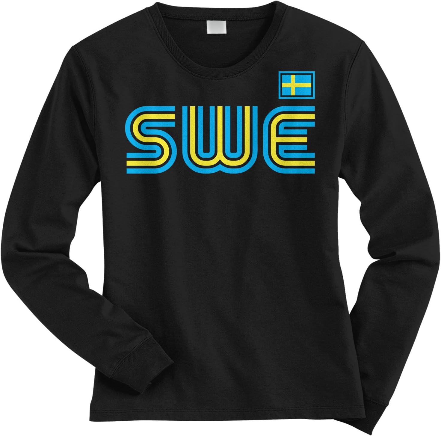 Threadrock Women's Sweden Athletic Retro Series Long Sleeve T-Shirt