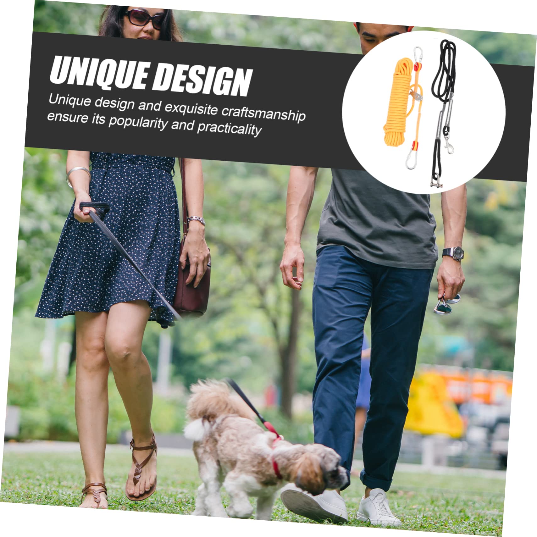 Cables para Acampar Perros Cadena De Nylon para Correr Equipo De Mascotas para Exteriores Cable para Tu Perro para Camping Mascotas