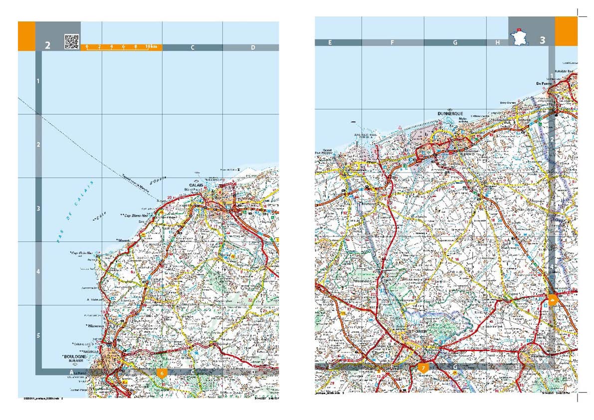France 2022 - Tourist & Motoring Atlas Multi-flex: atlas routier et touristique = tourist and motoring atlas = Strassen- und Reiseatlas = toeristische ... e turistico = atlas de carreteras y turístico