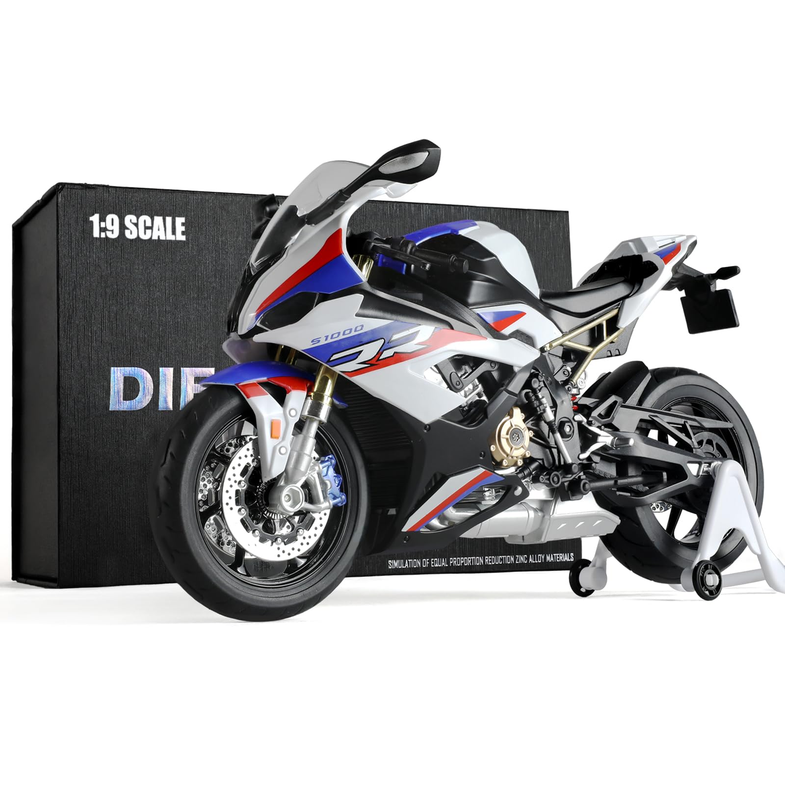 Amazon.com: Risopen 1:9 Motorcycle Model for BMW S1000RR Metal Die