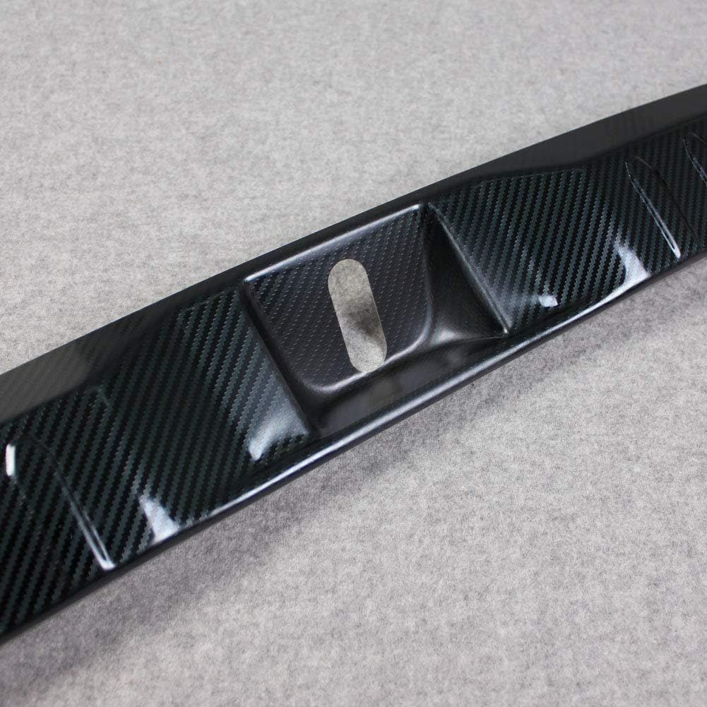 Beautost Fit for Toyota RAV4 2019 2020 2021 2022 2023 2024 2025 Rear Interior Bumper Sill Plate Guard Cover Trim Carbon Fiber