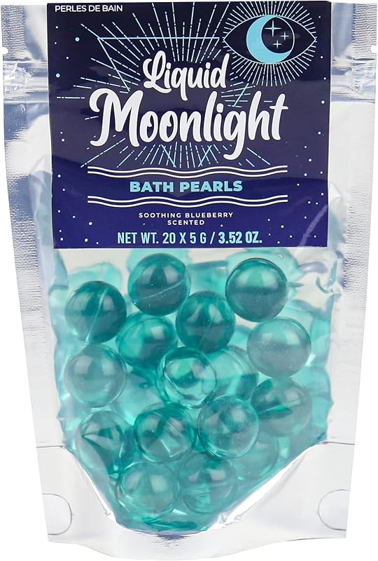 Gift Republic Liquid Spirit Moonlight Pérolas para Banho com Fragrância de Mirtilo, Pacote com 20