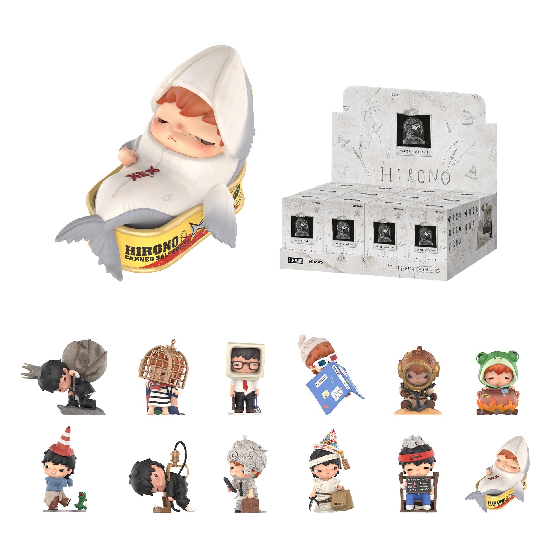 Hirono Tamed Wildgrass シリーズ Amazon.com: POP MART Hirono Tamed Wildgrass Series Blind Box